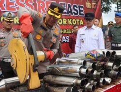 Dewan Pembina PP ISMAHI Puji Langkah Kapolresta Bogor Kota Musnahkan 3.315 Knalpot Brong Jelang Nataru